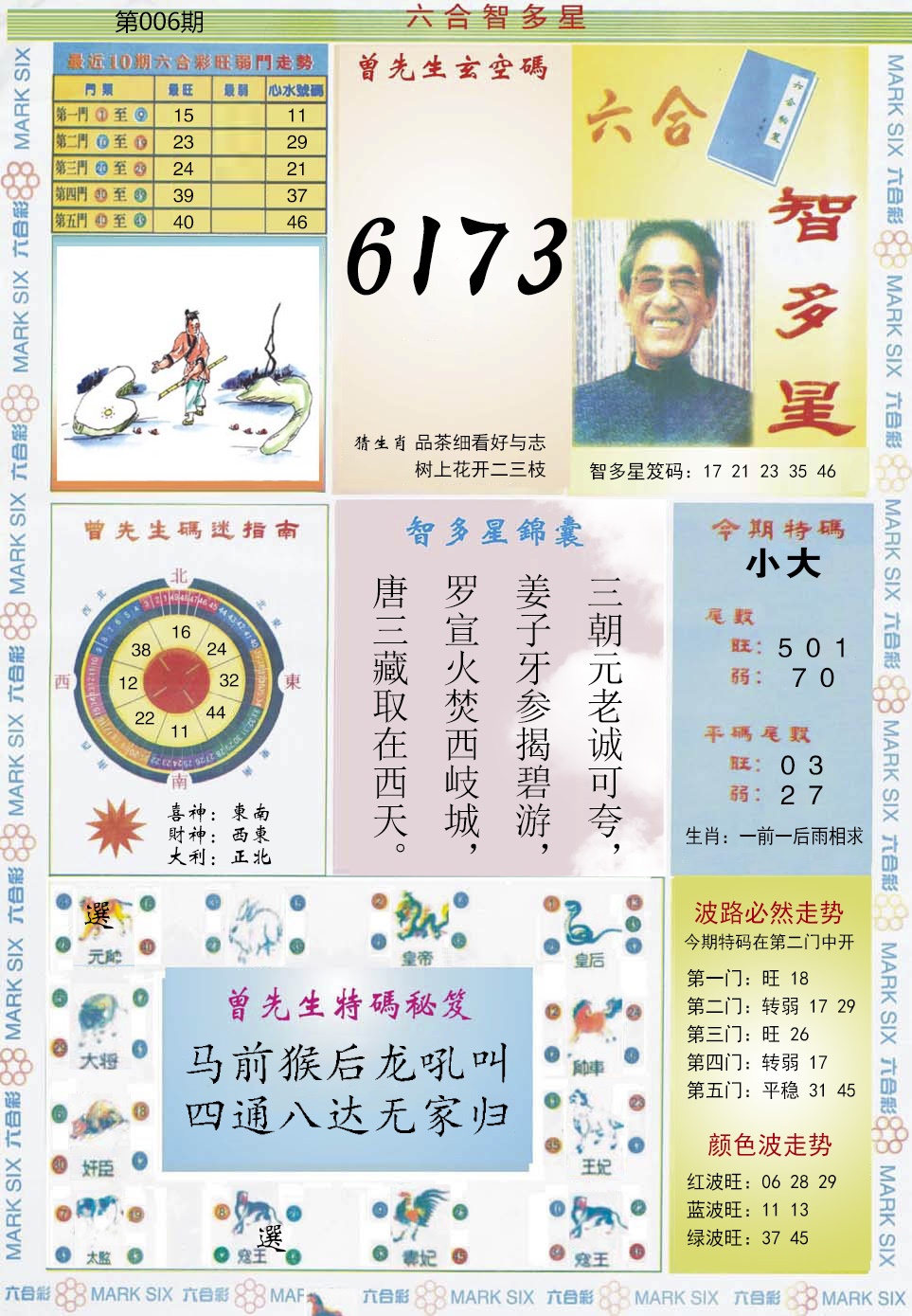 006期六合智多星[图]