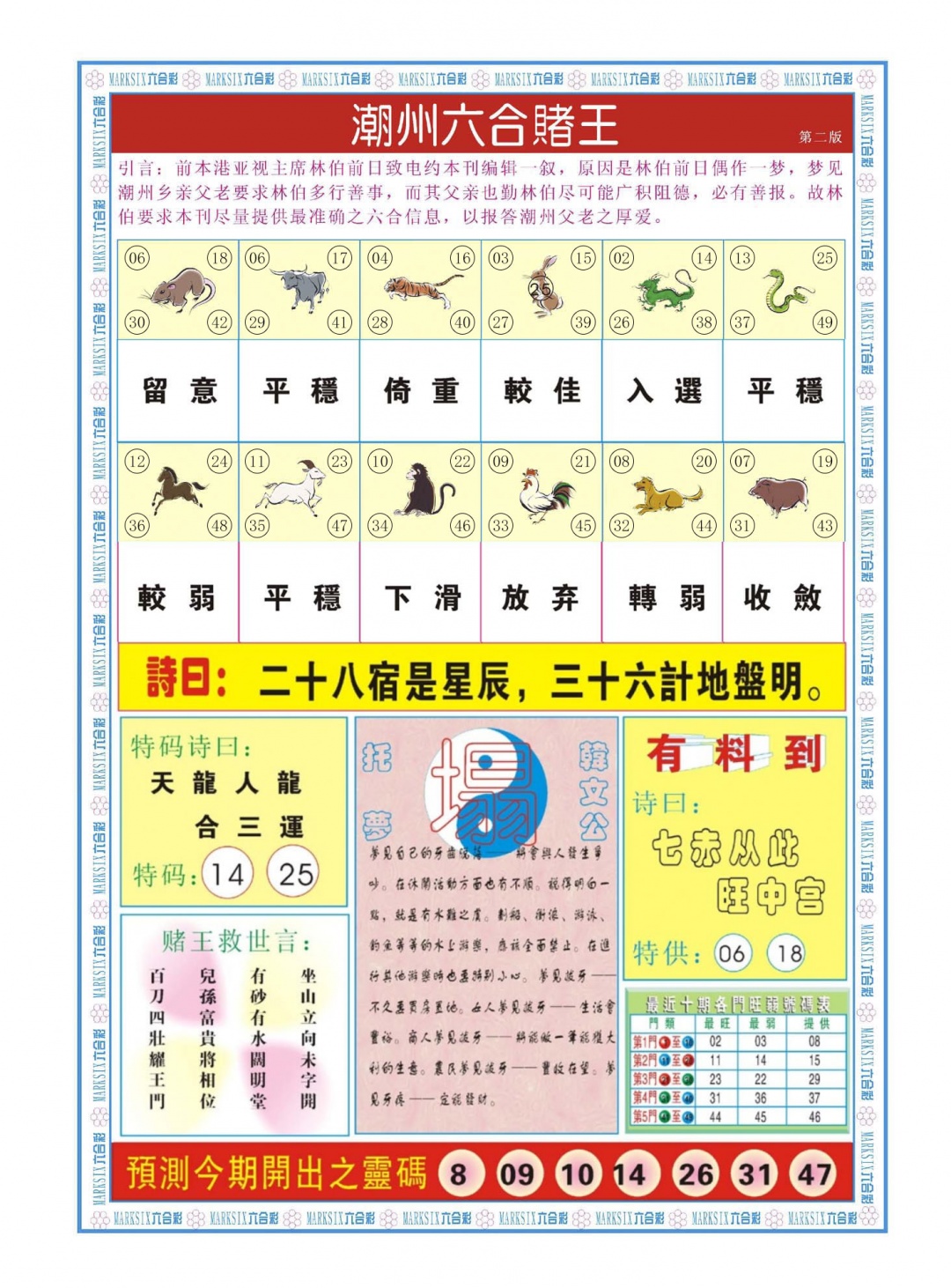 006期潮州六合赌王B[图]