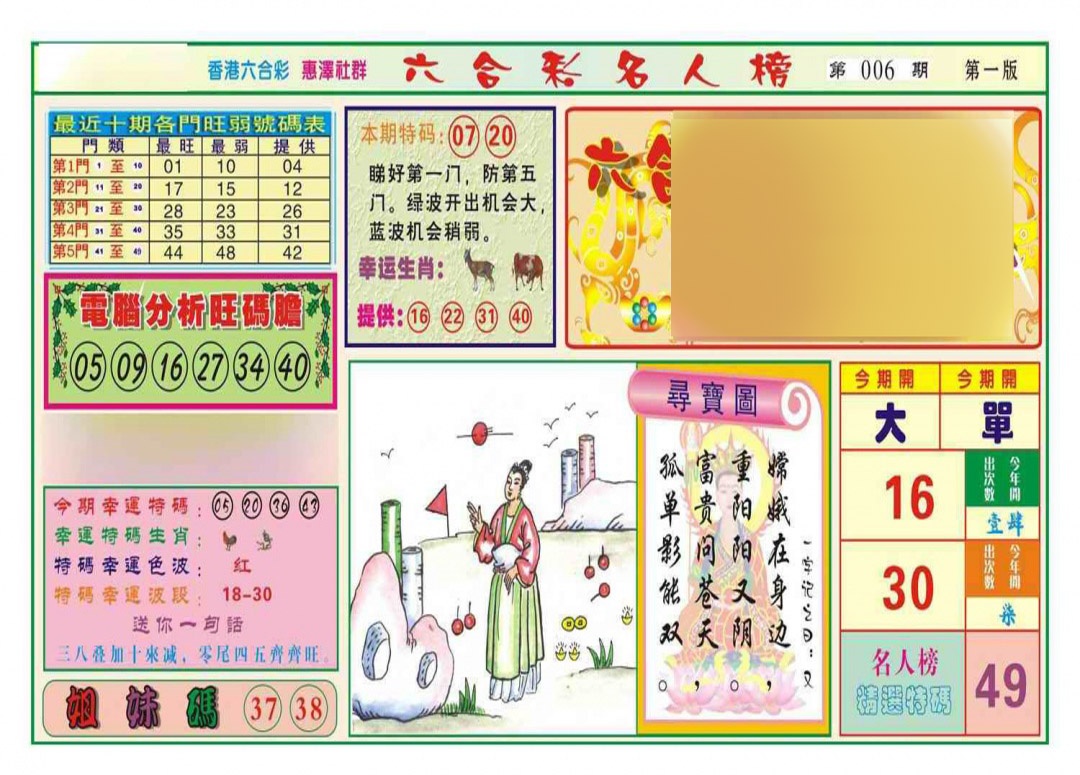 006期名人榜A(新图)[图]