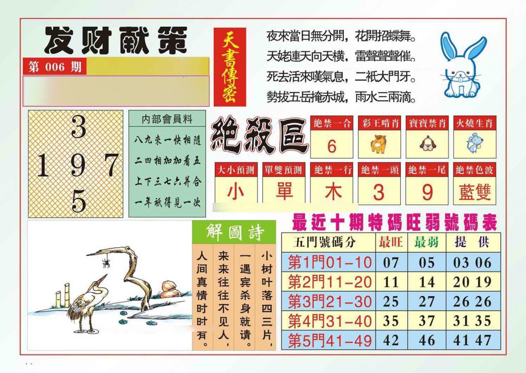 006期发财献策[图]