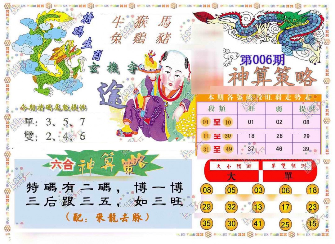 006期神算策略[图]