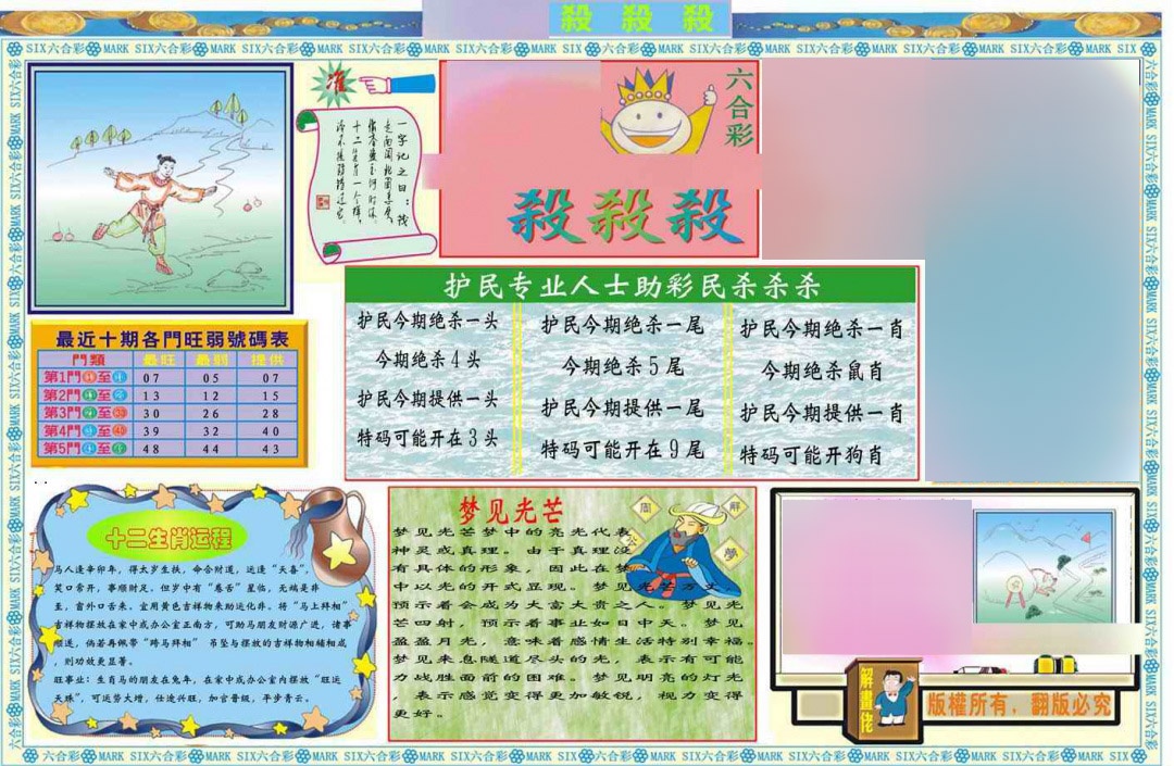 006期马经杀杀杀A(新图推荐)[图]