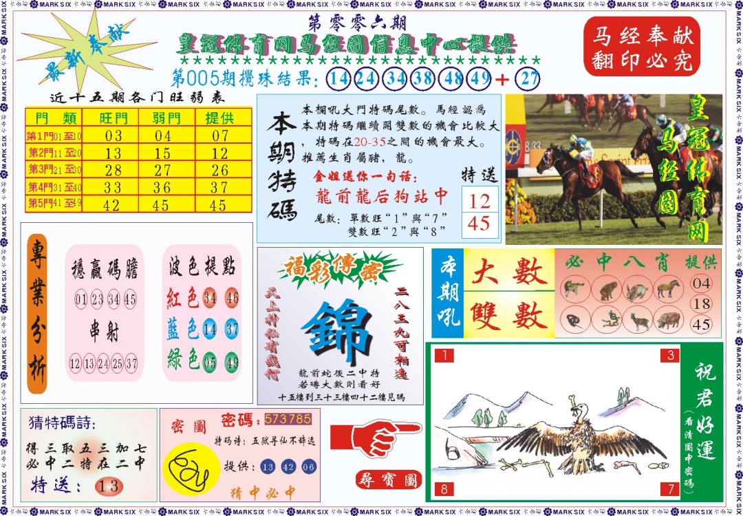 006期皇冠体育网马经图记录[图]
