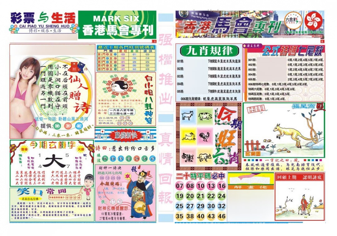 006期香港马会专刊A[图]