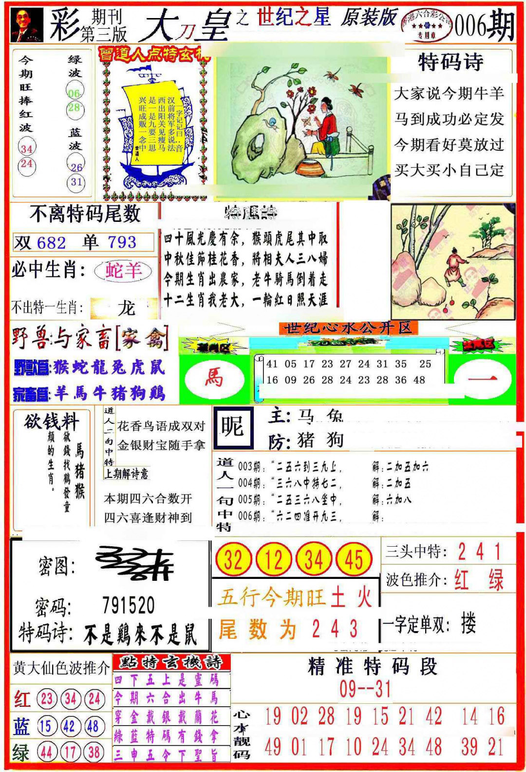 006期大刀皇之(世纪之星)[图]
