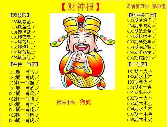 006期黄色财神报[图]
