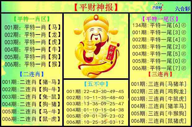 006期平财神报[图]